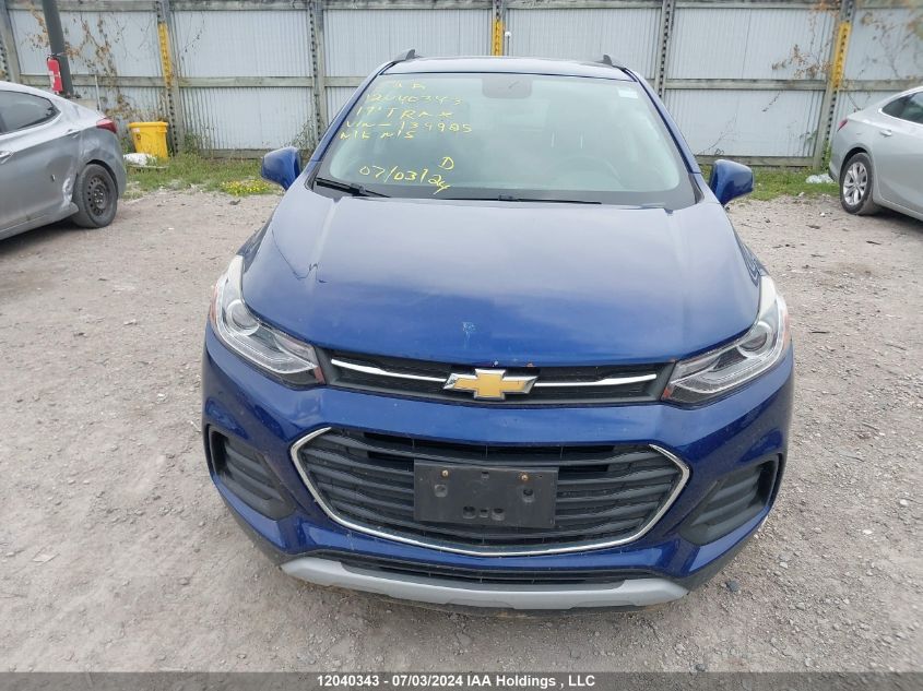 2017 Chevrolet Trax VIN: 3GNCJLSB6HL139985 Lot: 12040343