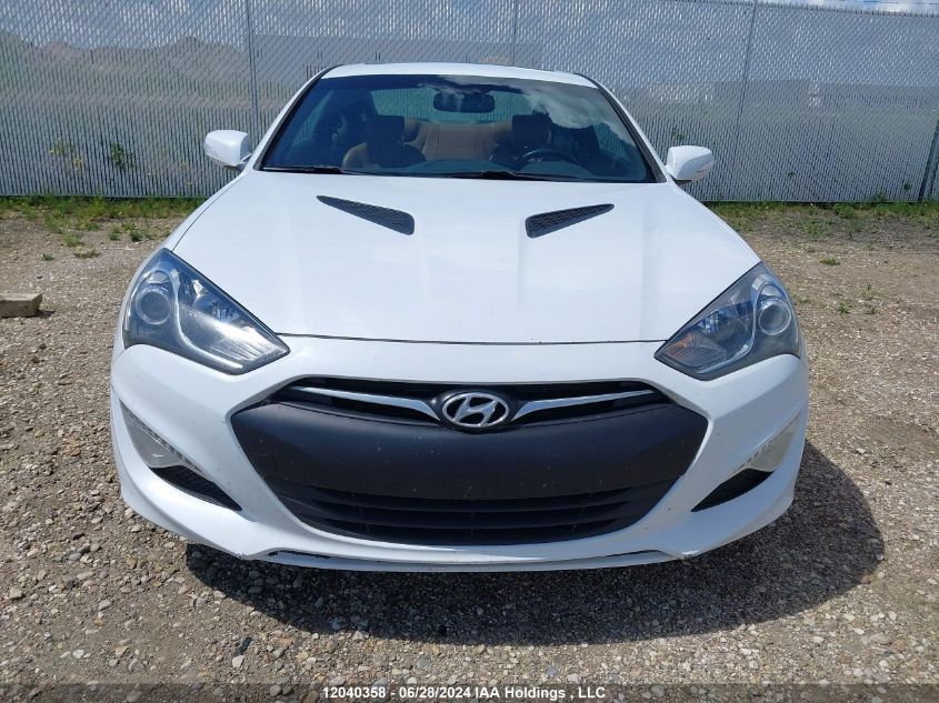 2015 Hyundai Genesis Coupe 3.8L/3.8 R-Spec/3.8 Ult VIN: KMHHU6KJ2FU124011 Lot: 12040358