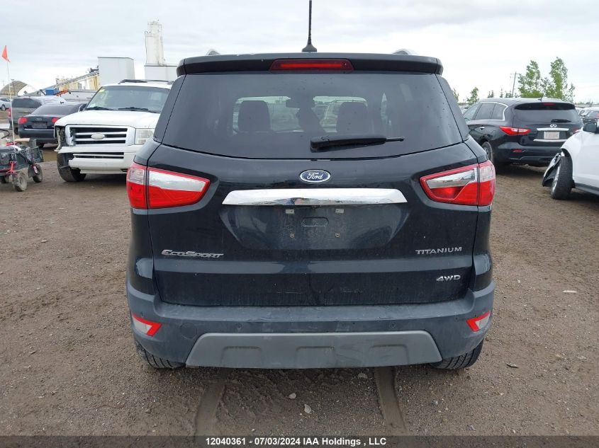 2020 Ford Ecosport Titanium VIN: MAJ6S3KL3LC345450 Lot: 12040361