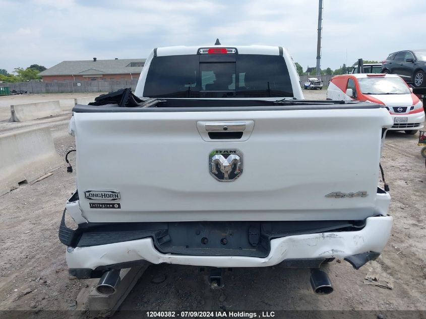 2019 Ram 1500 Laramie Longhorn VIN: 1C6SRFKT2KN869253 Lot: 12040382