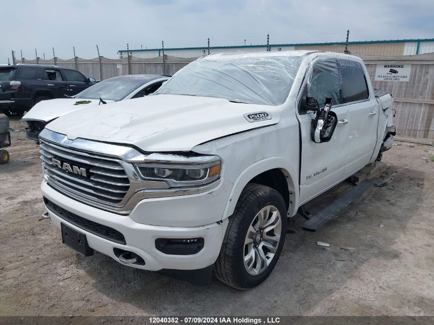 2019 Ram 1500 Laramie Longhorn VIN: 1C6SRFKT2KN869253 Lot: 12040382