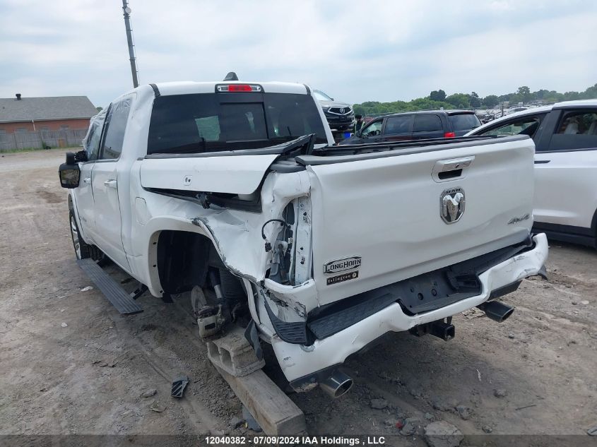 2019 Ram 1500 Laramie Longhorn VIN: 1C6SRFKT2KN869253 Lot: 12040382