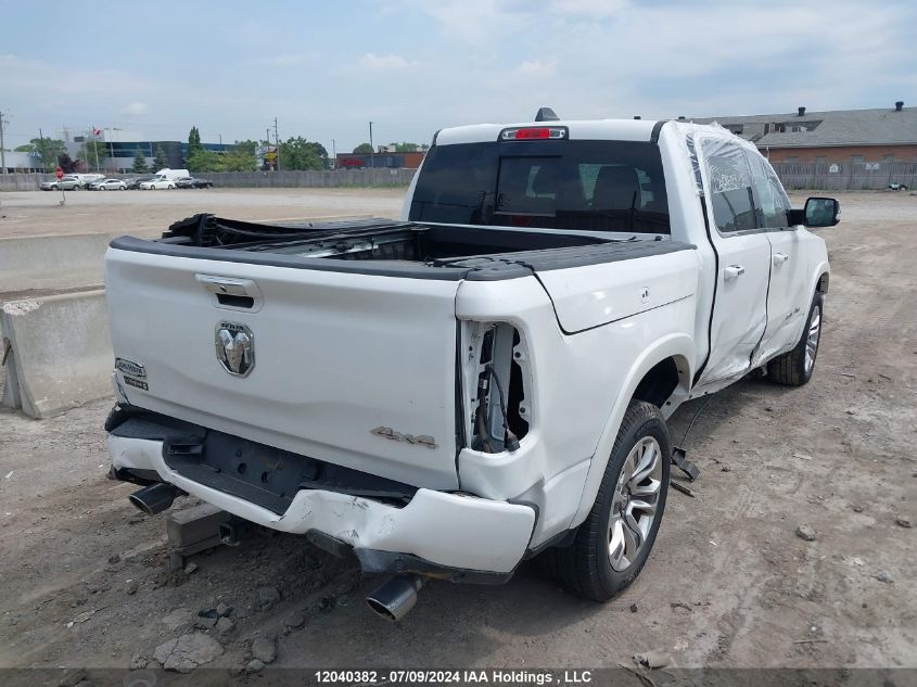 2019 Ram 1500 Laramie Longhorn VIN: 1C6SRFKT2KN869253 Lot: 12040382