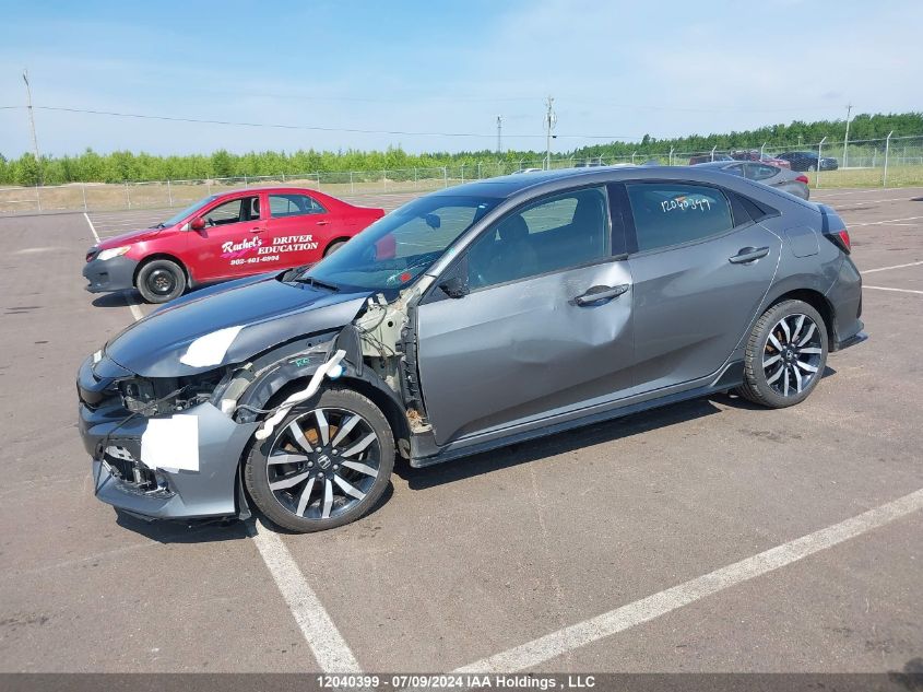 2018 Honda Civic Hatchback VIN: SHHFK7H48JU306370 Lot: 12040399