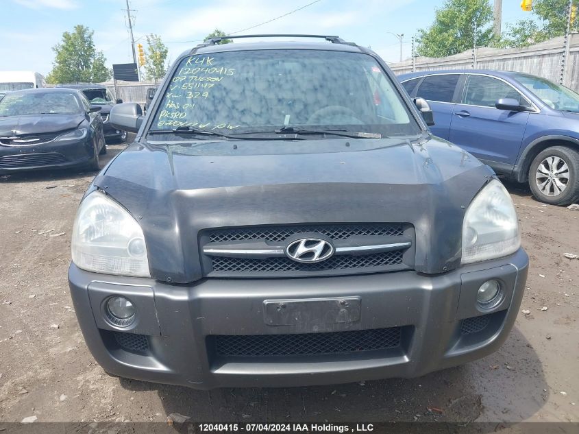 2007 Hyundai Tucson VIN: KM8JM12D37U551147 Lot: 12040415