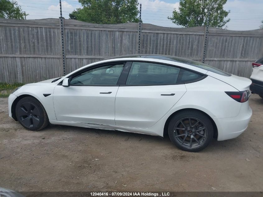 2023 Tesla Model 3 VIN: 5YJ3E1EA1PF498677 Lot: 12040416