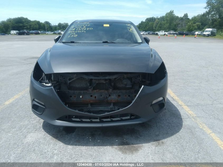 2014 Mazda Mazda3 VIN: JM1BM1U73E1134240 Lot: 12040438