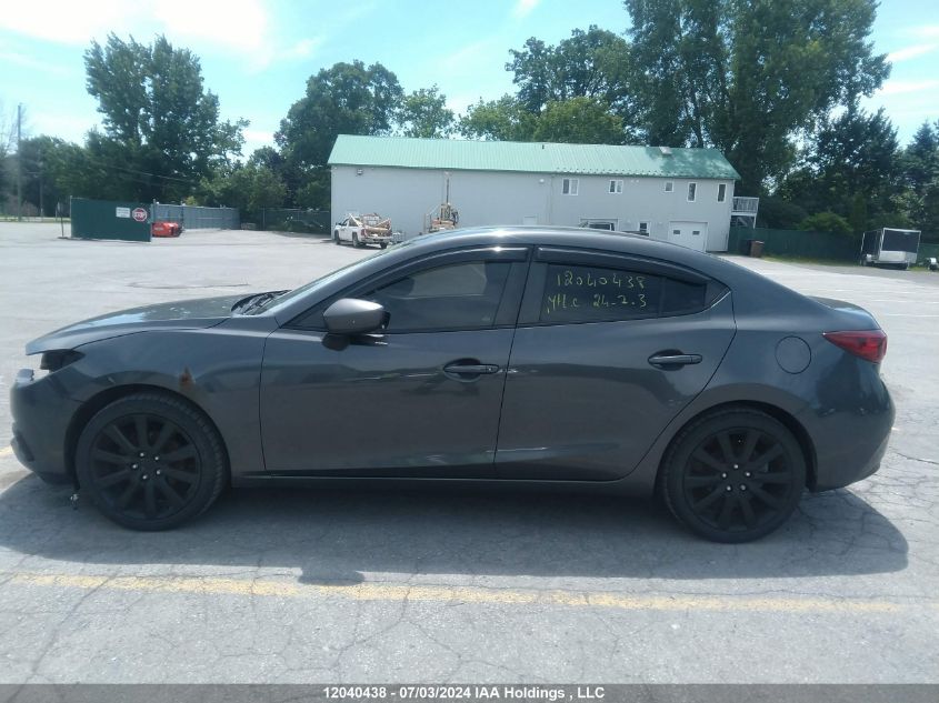 2014 Mazda Mazda3 VIN: JM1BM1U73E1134240 Lot: 12040438