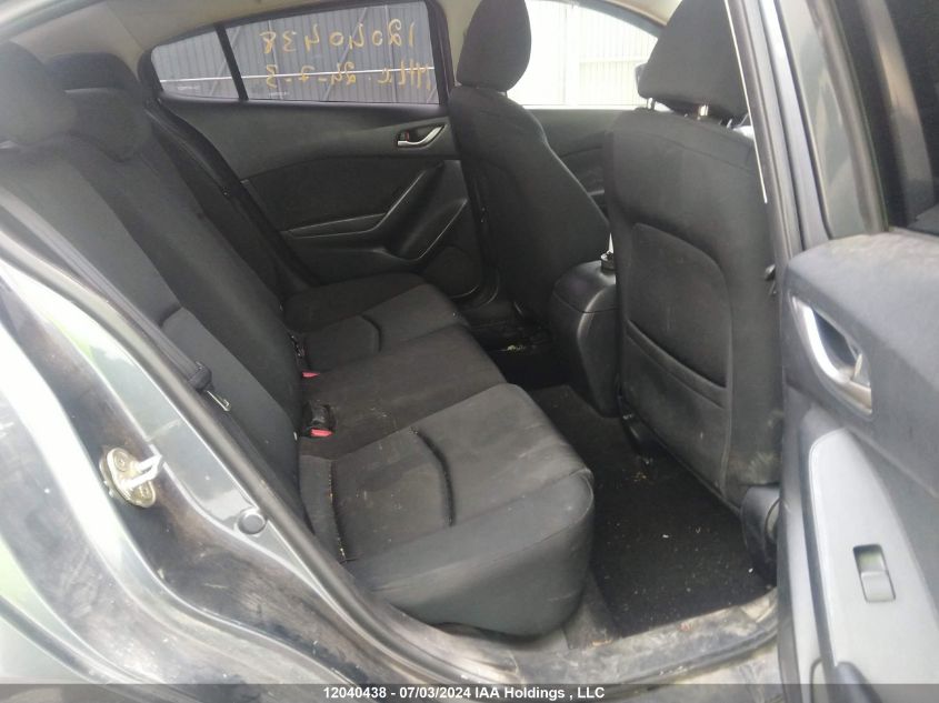 2014 Mazda Mazda3 VIN: JM1BM1U73E1134240 Lot: 12040438