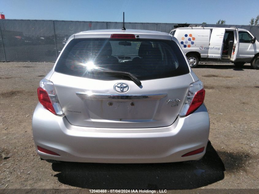 2014 Toyota Yaris VIN: VNKKTUD3XEA011771 Lot: 12040468