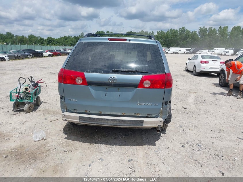 2007 Toyota Sienna Ce 7 Passenger/Ce 8 Passenger VIN: 5TDZK29CX7S005353 Lot: 12040471