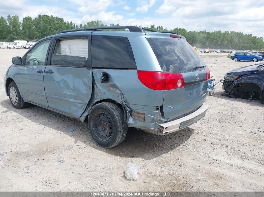2007 Toyota Sienna Ce 7 Passenger/Ce 8 Passenger VIN: 5TDZK29CX7S005353 Lot: 12040471
