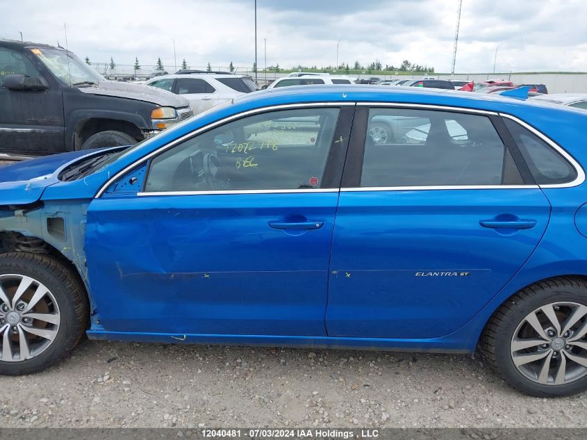2018 Hyundai Elantra Gt Gl VIN: KMHH35LEXJU035360 Lot: 12040481