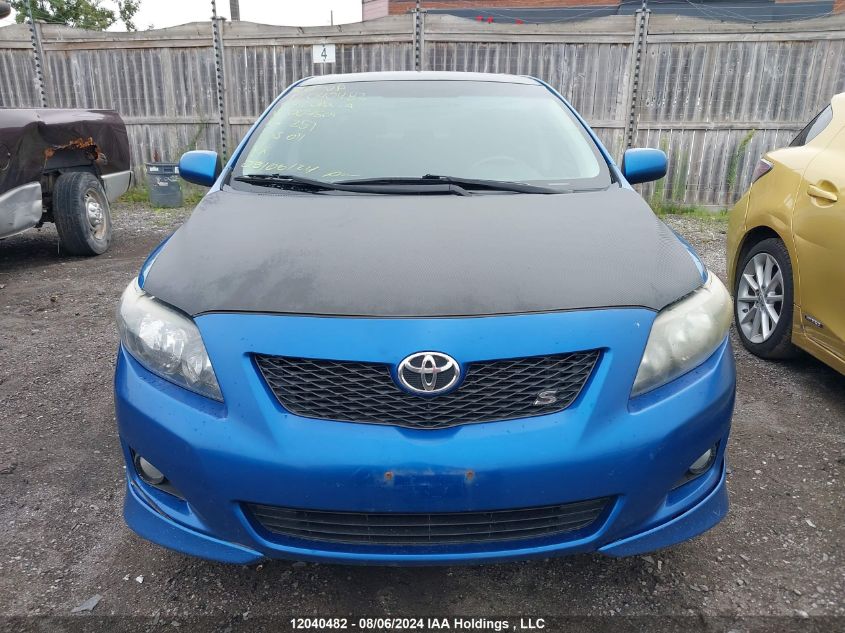 2009 Toyota Corolla S VIN: 2T1BU40E79C007501 Lot: 12040482