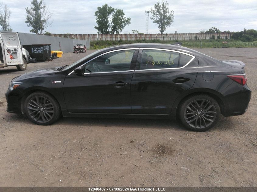 2020 Acura Ilx VIN: 19UDE2F8XLA800283 Lot: 12040487