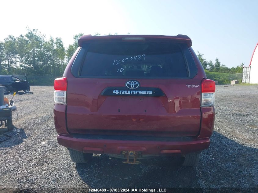 2010 Toyota 4Runner Sr5 V6 VIN: JTEBU5JR4A5031601 Lot: 12040489