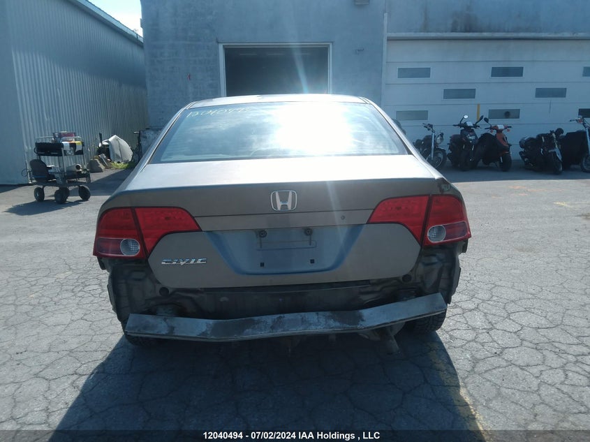 2007 Honda Civic Dx VIN: 2HGFA16287H003306 Lot: 12040494