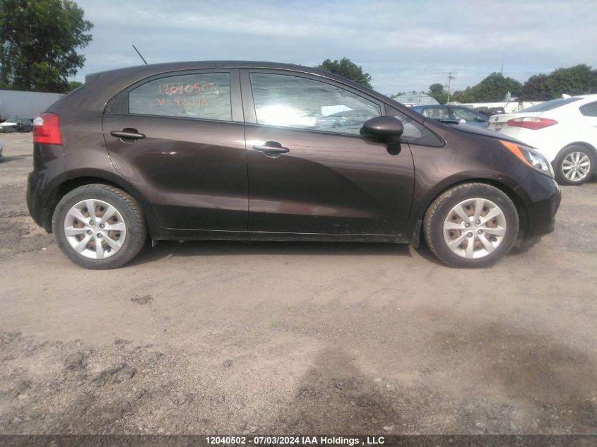 2014 Kia Rio Lx VIN: KNADM5A32E6921715 Lot: 12040502