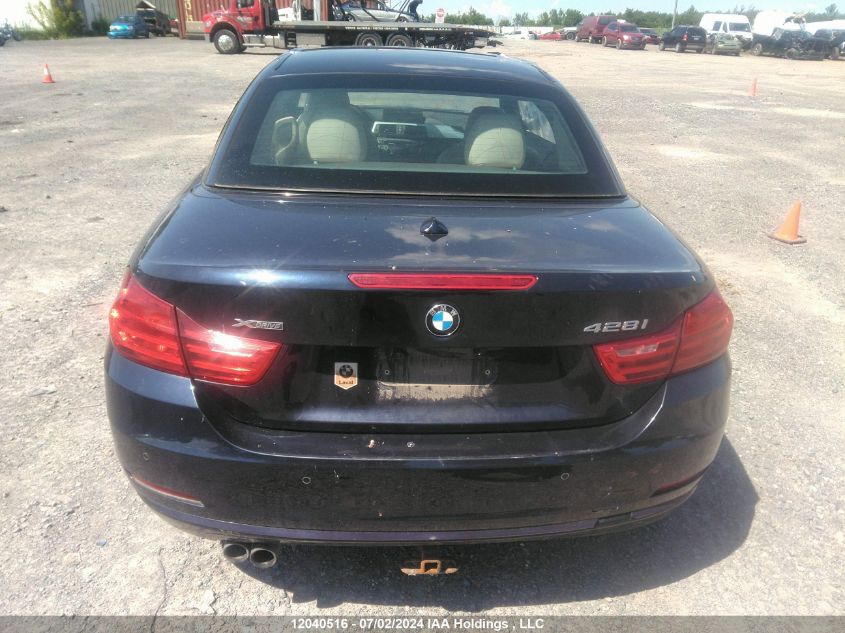 2015 BMW 428 Xi VIN: WBA3V9C59FP798974 Lot: 12040516