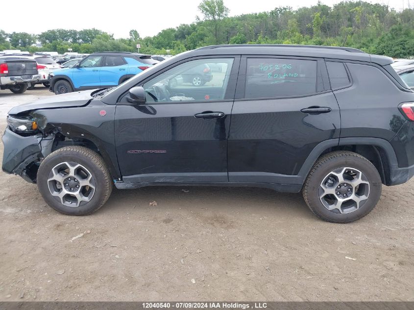 2022 Jeep Compass Trailhawk VIN: 3C4NJDDB0NT220464 Lot: 12040540