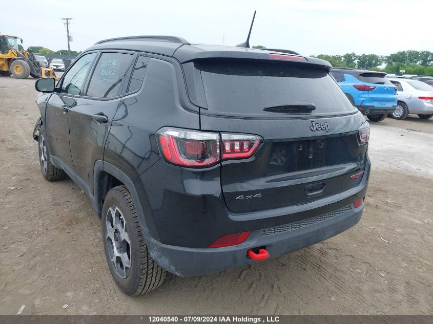 2022 Jeep Compass Trailhawk VIN: 3C4NJDDB0NT220464 Lot: 12040540