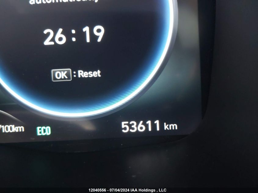 2022 Hyundai Santa Fe Luxury Plug-In Hybrid Awd VIN: KM8S7DA25NU033163 Lot: 12040556