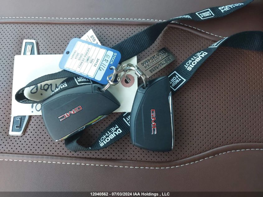 2024 GMC Sierra K2500 Denali Ultimate VIN: 1GT49XEYXRF189801 Lot: 12040562