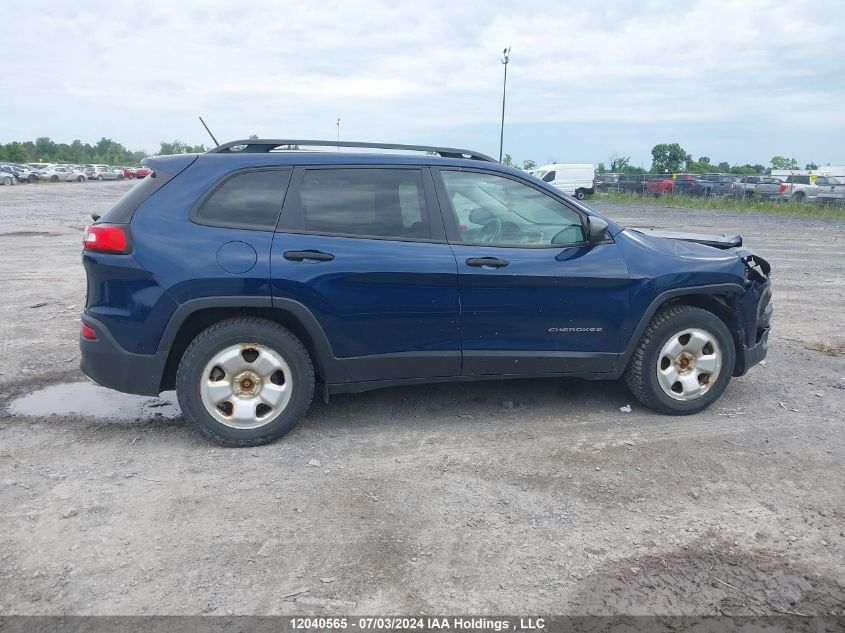 2018 Jeep Cherokee Sport VIN: 1C4PJMAX9JD542206 Lot: 12040565