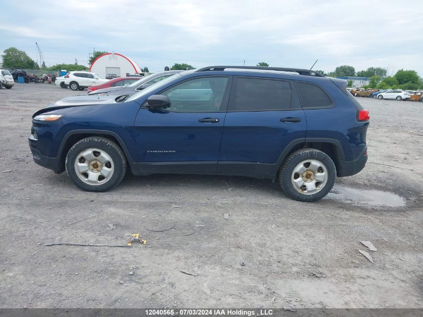 2018 Jeep Cherokee Sport VIN: 1C4PJMAX9JD542206 Lot: 12040565