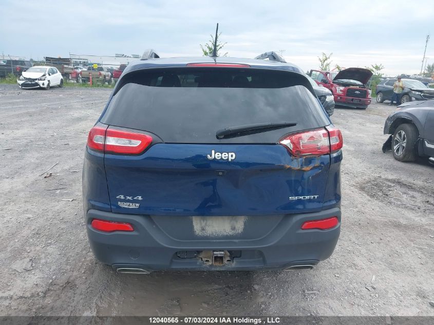 2018 Jeep Cherokee Sport VIN: 1C4PJMAX9JD542206 Lot: 12040565