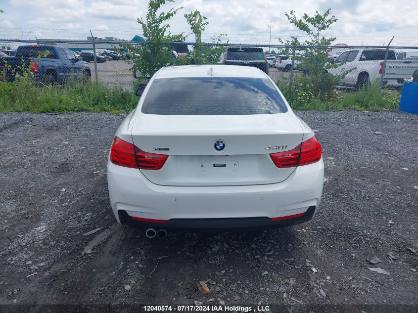 2017 BMW 4 Series VIN: WBA4R9C55HK878071 Lot: 12040574