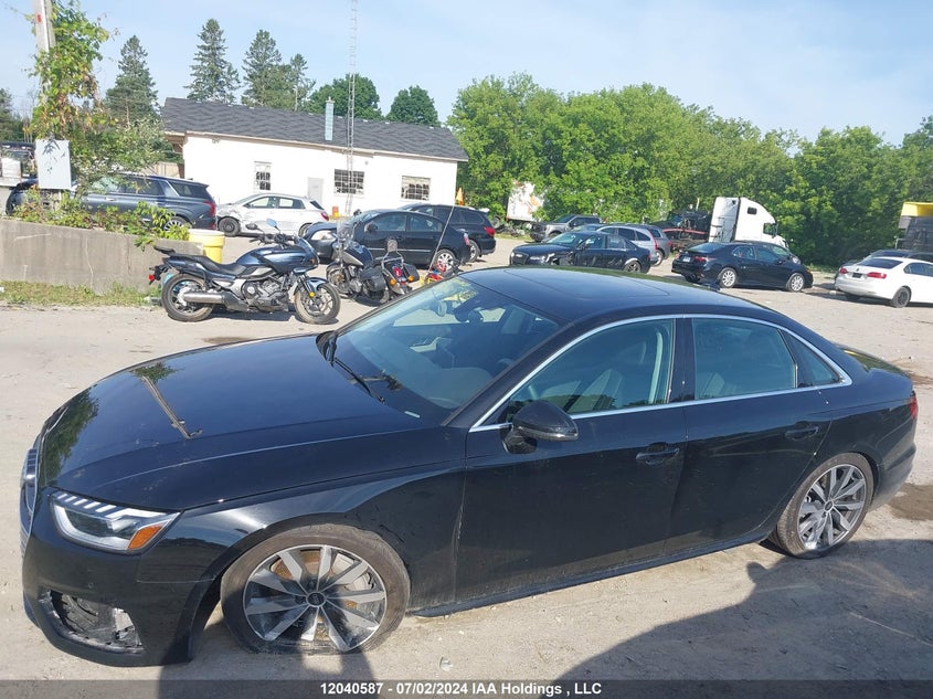 2024 Audi A4 Sedan VIN: WAUAAAF4XRN005947 Lot: 12040587