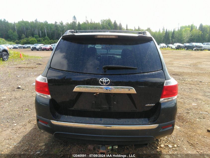 2012 Toyota Highlander VIN: 5TDBK3EH9CS169194 Lot: 12040591