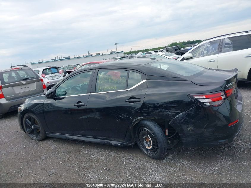2022 Nissan Sentra VIN: 3N1AB8DV9NY309923 Lot: 12040600