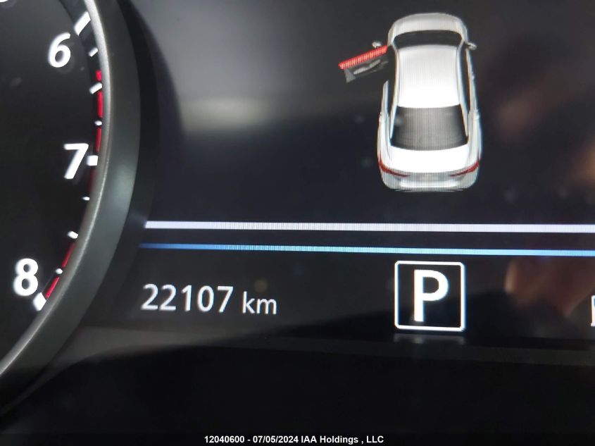 2022 Nissan Sentra VIN: 3N1AB8DV9NY309923 Lot: 12040600