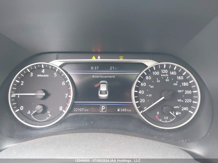 2022 Nissan Sentra VIN: 3N1AB8DV9NY309923 Lot: 12040600