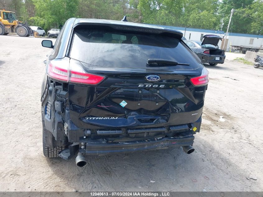 2022 Ford Edge Titanium VIN: 2FMPK4K96NBA62371 Lot: 12040613