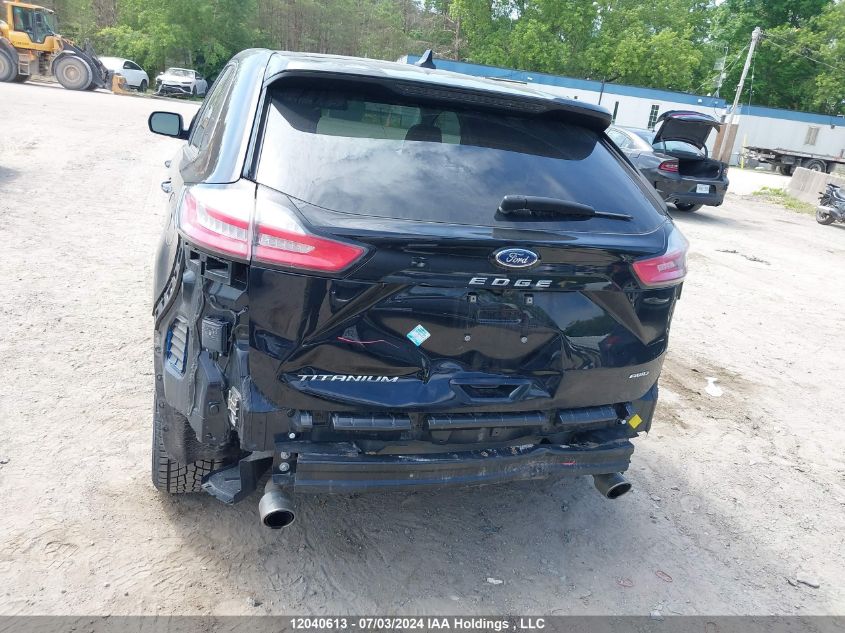 2022 Ford Edge Titanium VIN: 2FMPK4K96NBA62371 Lot: 12040613
