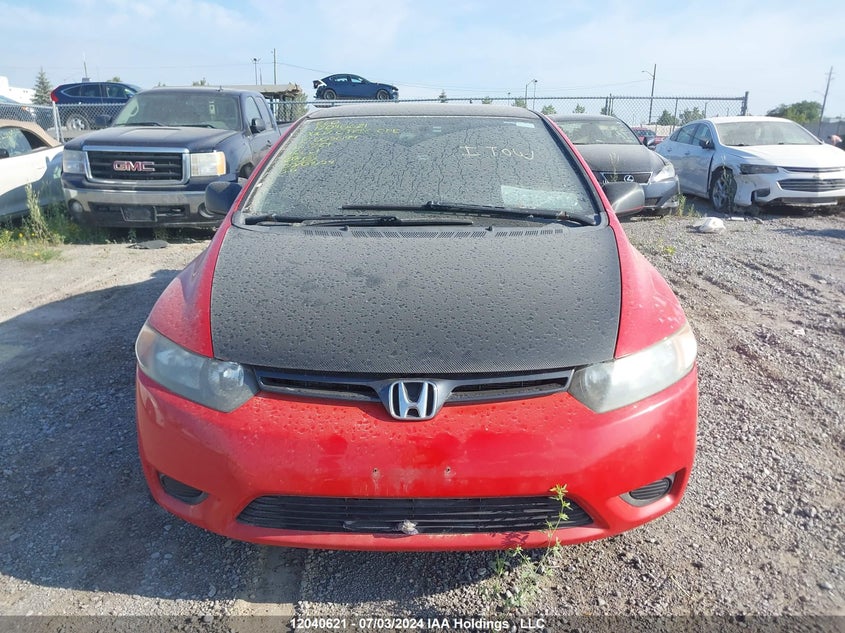 2007 Honda Civic Cpe VIN: 2HGFG11657H005099 Lot: 12040621