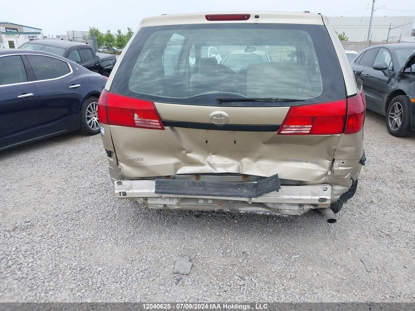 2005 Toyota Sienna Ce VIN: 5TDZA29CX5S322629 Lot: 12040625