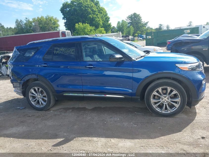 2022 Ford Explorer Limited VIN: 1FMSK8FH7NGB73796 Lot: 12040640