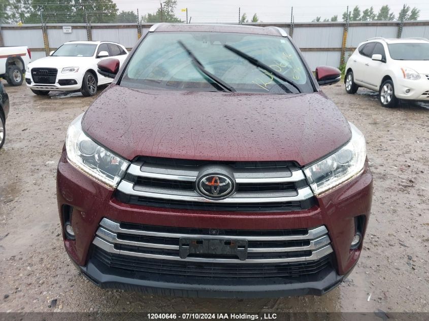 2019 Toyota Highlander VIN: 5TDDZRFH3KS944013 Lot: 12040646