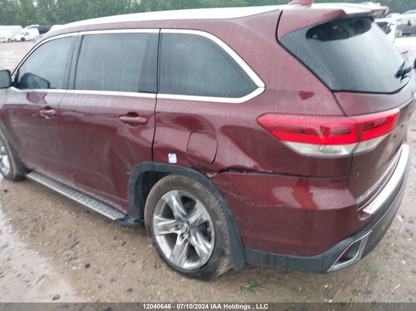 2019 Toyota Highlander VIN: 5TDDZRFH3KS944013 Lot: 12040646