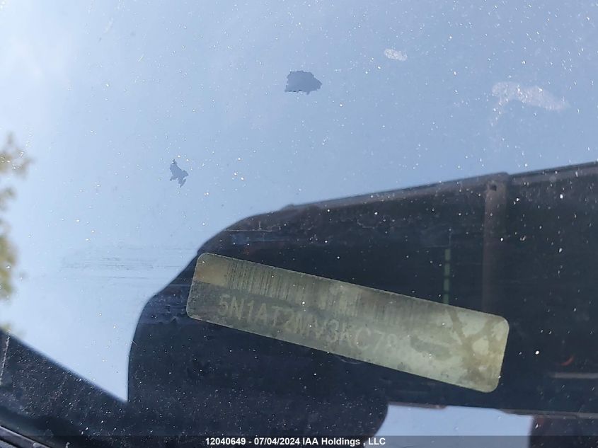 2019 Nissan Rogue VIN: 5N1AT2MV3KC788668 Lot: 12040649