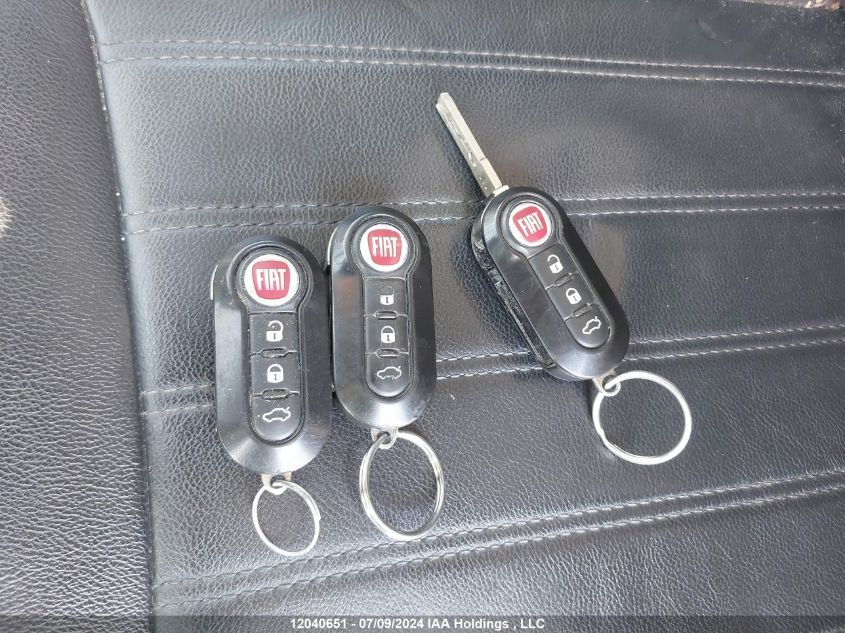 2013 Fiat 500 Lounge VIN: 3C3CFFCR5DT569125 Lot: 12040651