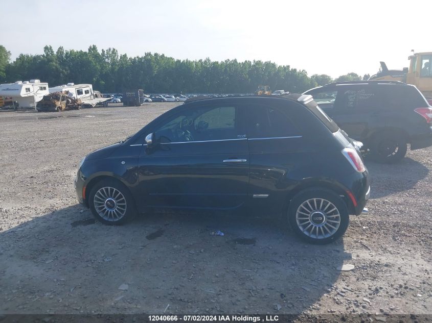 2013 Fiat 500 Lounge VIN: 3C3CFFER9DT569156 Lot: 12040666