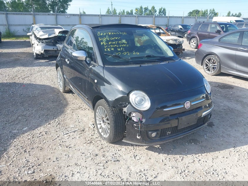 2013 Fiat 500 Lounge VIN: 3C3CFFER9DT569156 Lot: 12040666