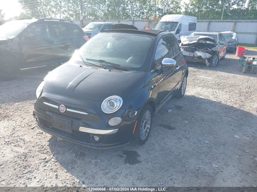 2013 Fiat 500 Lounge VIN: 3C3CFFER9DT569156 Lot: 12040666