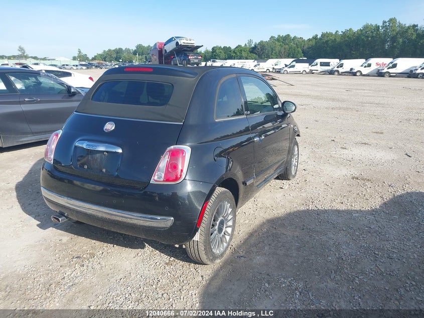 2013 Fiat 500 Lounge VIN: 3C3CFFER9DT569156 Lot: 12040666