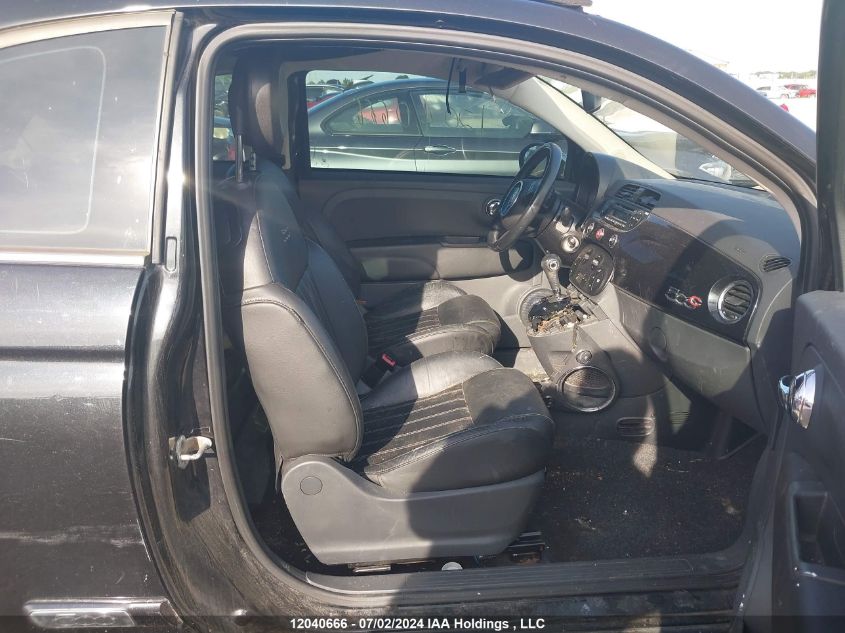 2013 Fiat 500 Lounge VIN: 3C3CFFER9DT569156 Lot: 12040666